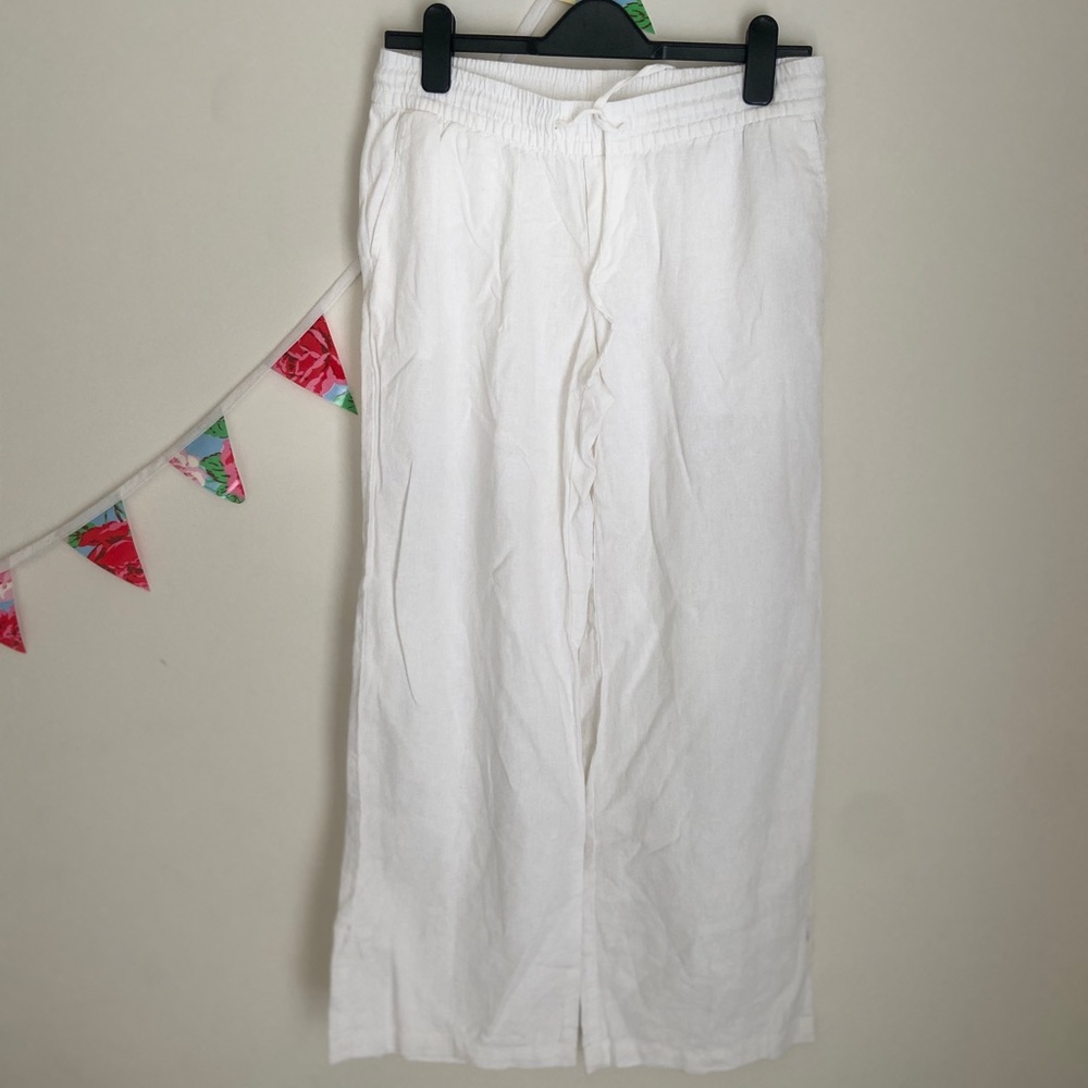 White Linen Pants